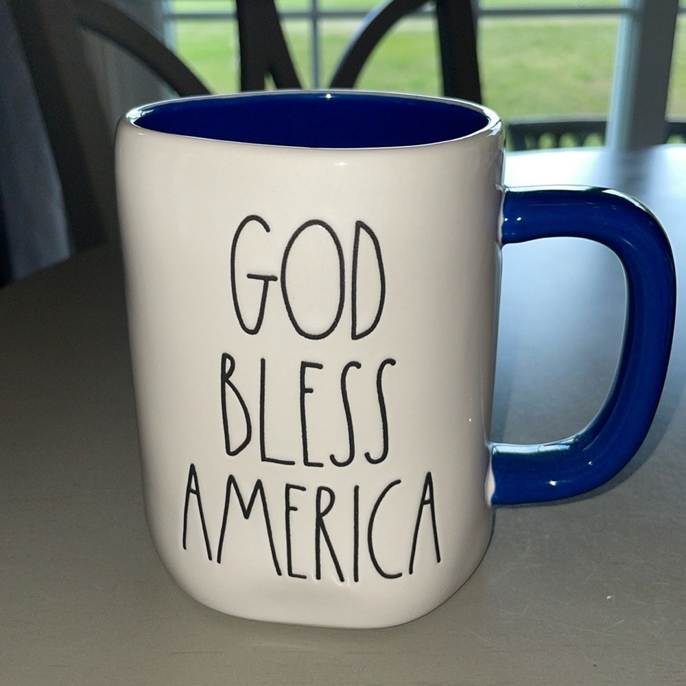 Rae Dunn God Bless America Mug
